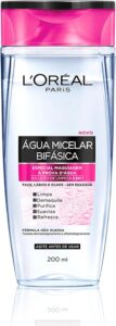 Água Micelar Bifásica L’Oréal Paris Solução de Limpeza 5 em 1, 200ml