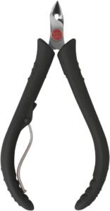 Alicate Cutícula Ponto, Mundial S/A, Vermelho/ Preto