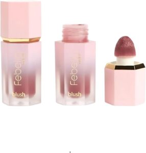 Febella Blush Líquido, Acabamento Natural, Longa Duração, Fácil Aplicação, Maquiagem (02, Único)