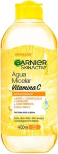 Garnier Água Micelar Antioleosidade Vitamina C, Limpa, Demaquila, HIdrata e Suaviza, 400ml