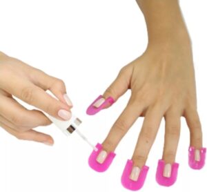 Genérico – Protetor de unha para pintar sem borrar – Guia para pintar unhas (10 modelos, 20 unidades)