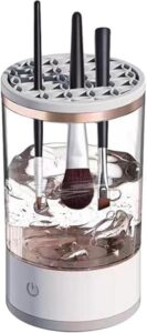 Máquina de limpeza de pincéis de maquiagem – Limpador automático de pincéis de cosméticos, limpador e secador de pincéis de maquiagem elétrico – LIMPADOR DE PINCEL – MJ BRANDS