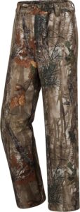NEW VIEW Calça feminina camuflada de caça, quente, forrada com lã, calça caçadora leve para caça de veado, pato e peru