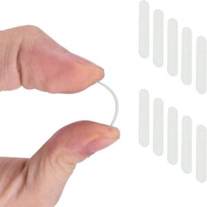 Patch de correção de unhas dos pés cultivadas, ferramentas de cuidados com os pés para reparo de parôniquia. Adesivo adesivo elástico de alisamento físico transparente. Suporte para