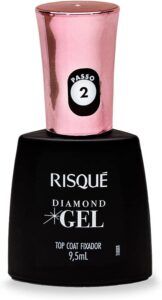 Top Coat Fixador Risqué Diamond Gel 9,5ml